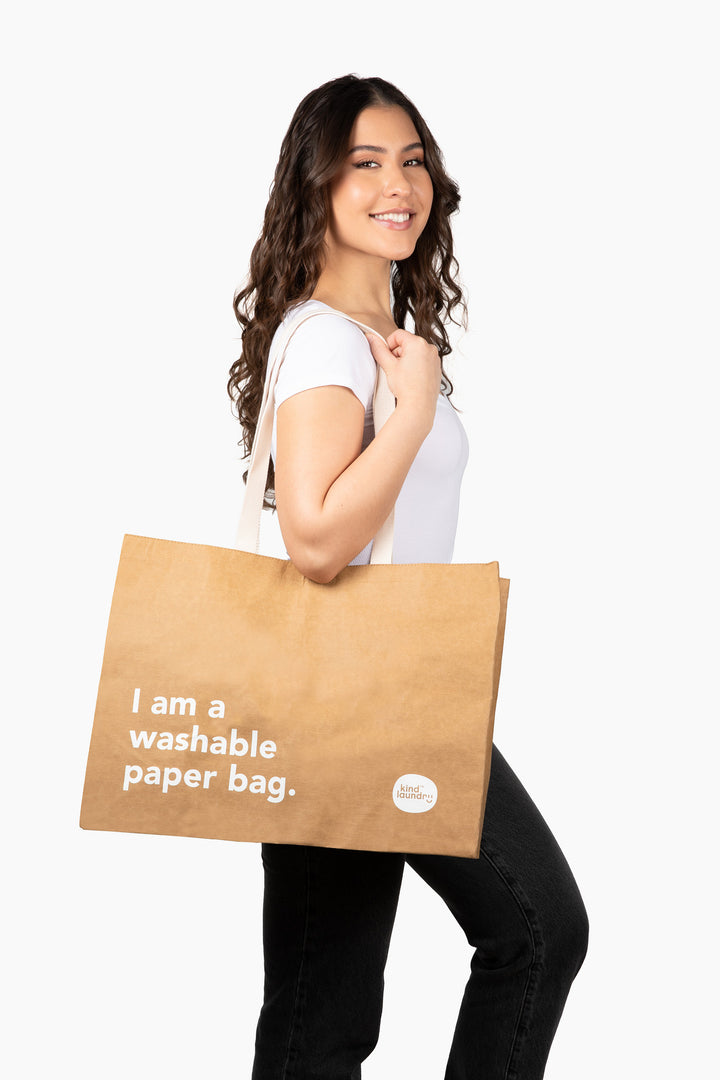 Washable Paper Tote Bag