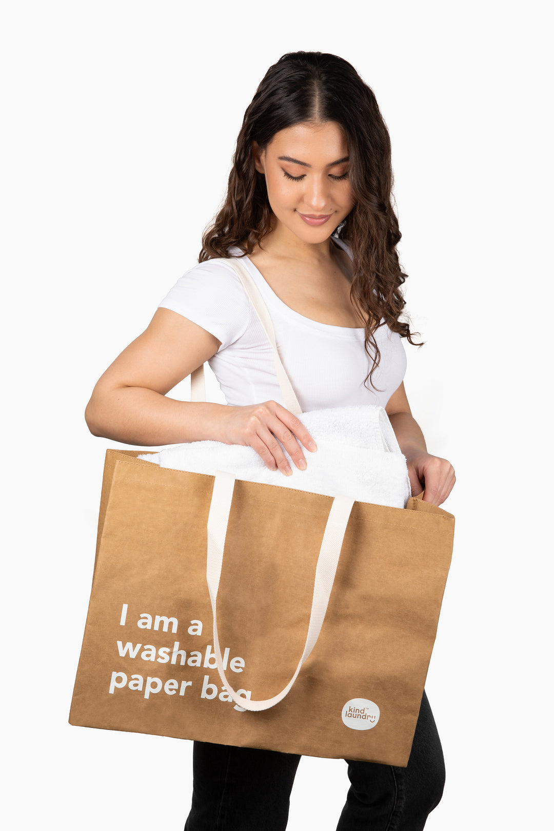 Washable Paper Tote Bag