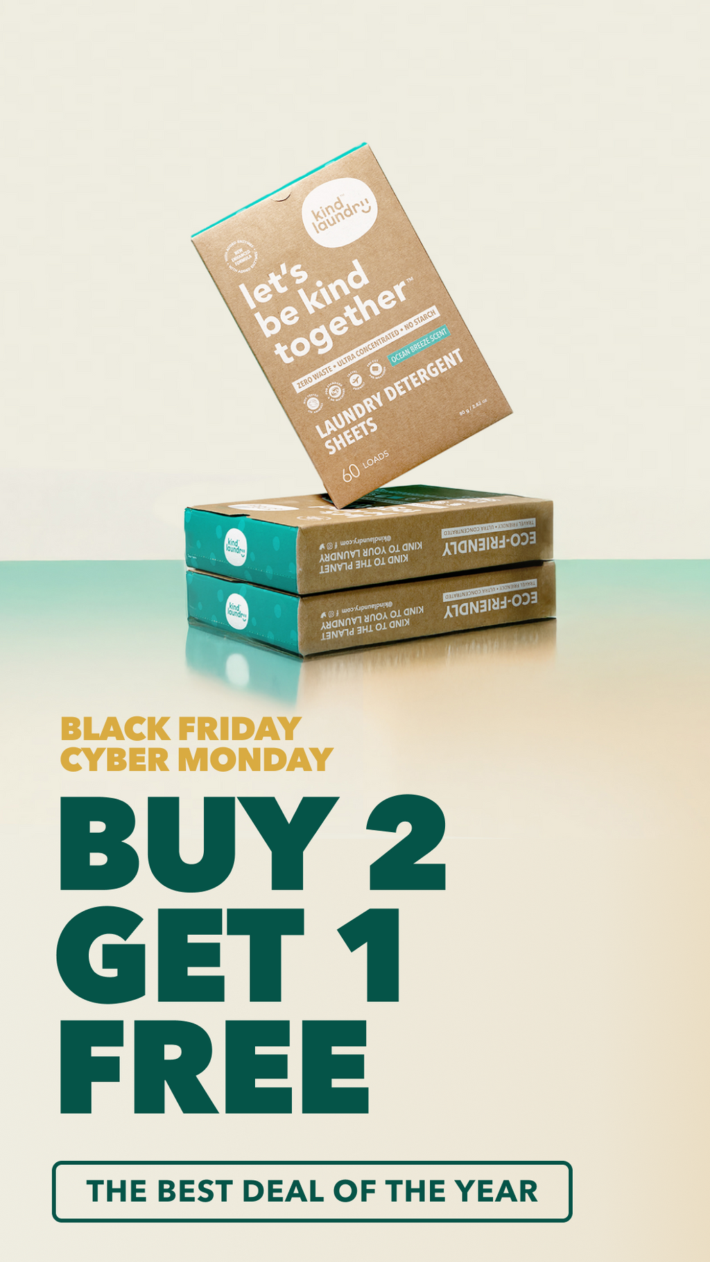 Kind laundry offer banner mobile