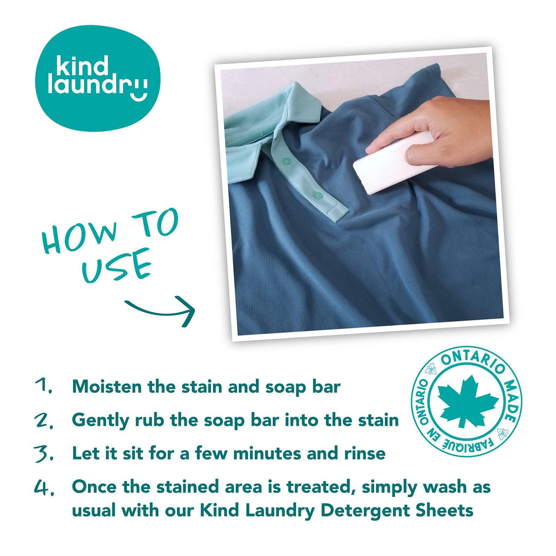 Vegan Laundry Stain Remover Bar - Kind Laundry